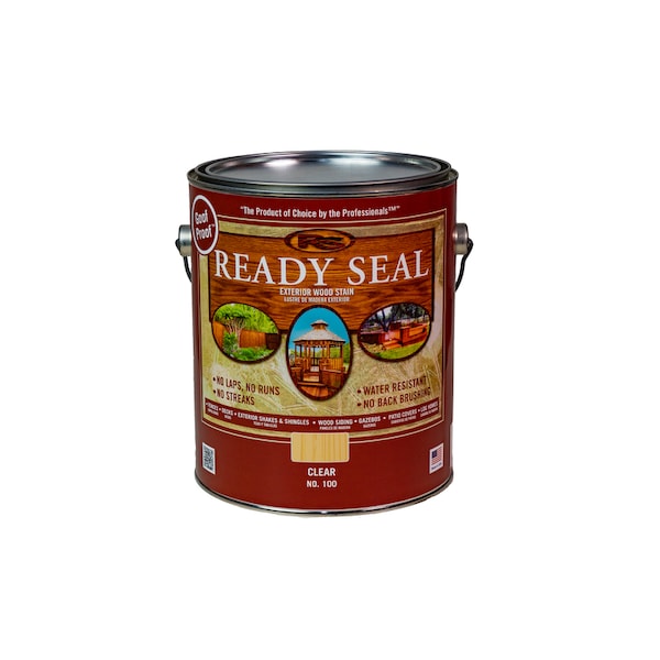 Ready Seal Ready Seal Goof Proof Semi-Transparent Flat Clear Oil-Based Penetrating Wood Stain/Sealer 1 gal 100 - main